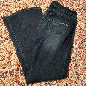 Wrangler Straight Leg Riding Jeans